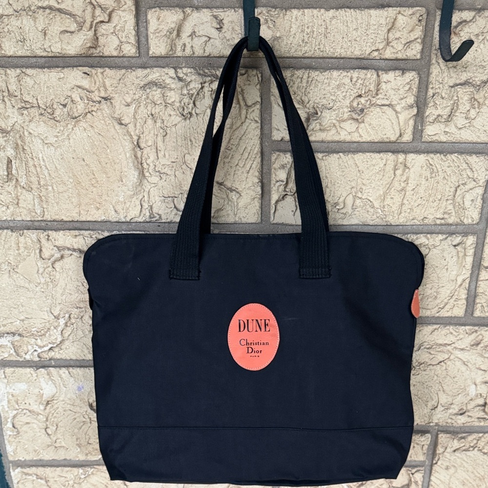 Christian Dior  ‘Dune Traveler’ canvas tote, Large, Vintage Rare Hard to find - Picture 6 of 12